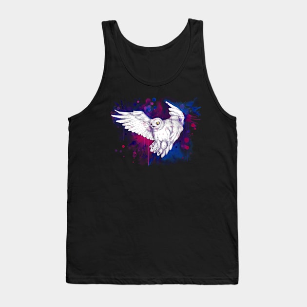 Snowy Owl Tank Top by LVBart